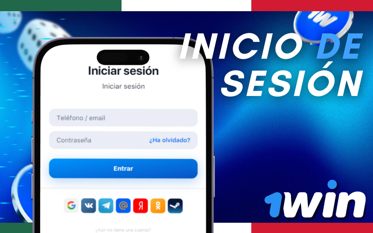 Instrucciones para acceder a su cuenta en la plataforma 1win