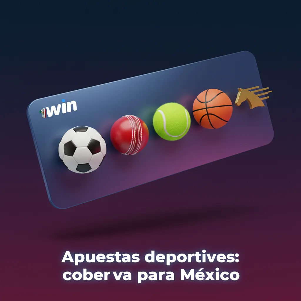 Apuestas deportivas en México con iconos de varios deportes: fútbol, boxeo, MMA, NBA, tenis, béisbol, NFL, eSports y F1.
