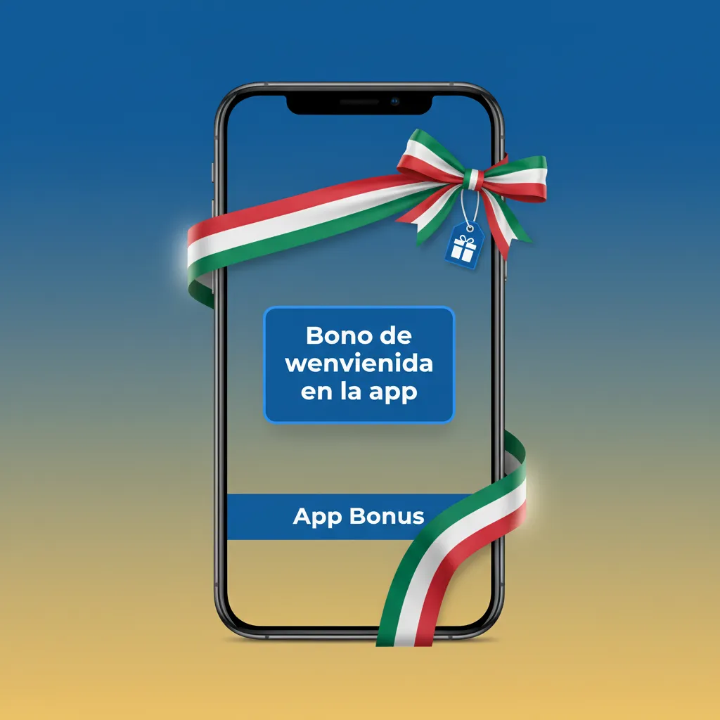 Banner de bono de bienvenida en la app: elige Deportes 200% hasta $3,750 MXN o Casino 500% + giros. Depósito mínimo $100.
