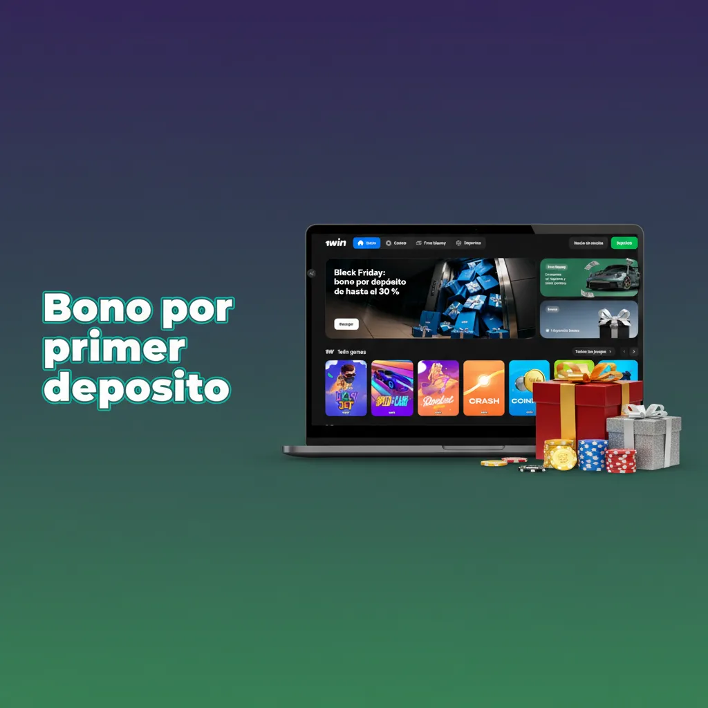 Promoción 1win: bono 500% hasta 3,750 MXN por primer depósito. Válido para casino y apuestas deportivas.