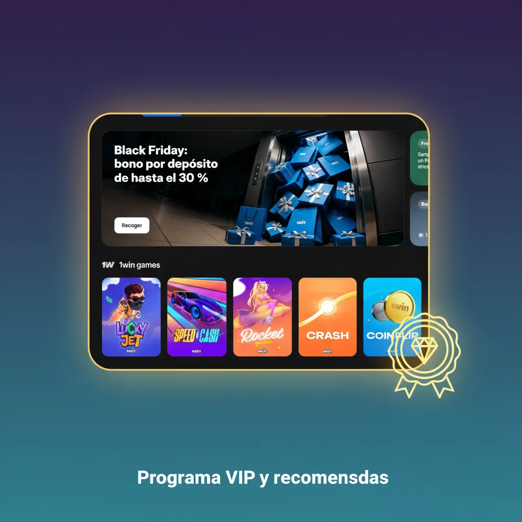 Banner del programa VIP por niveles: cashback, límites altos, ofertas exclusivas y soporte prioritario. Ver nivel en perfil.