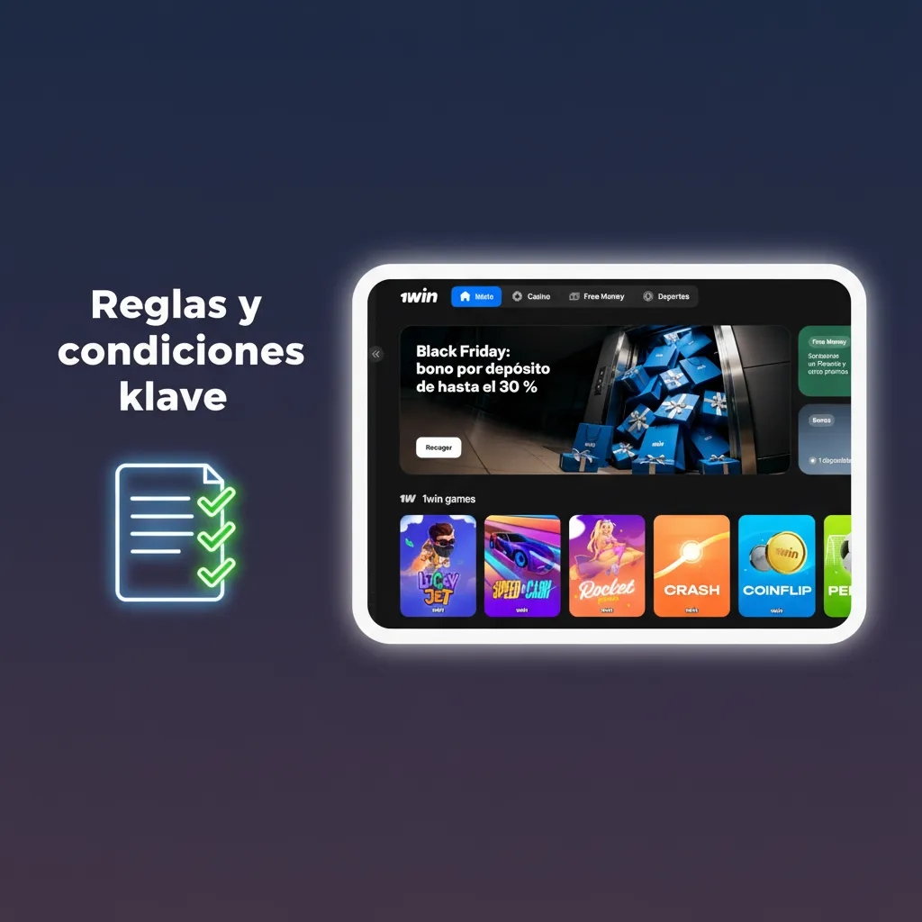 Reglas clave: 18+, una cuenta por persona, datos reales y KYC, límites, comisiones según método de pago, bonos sujetos a T&C.
