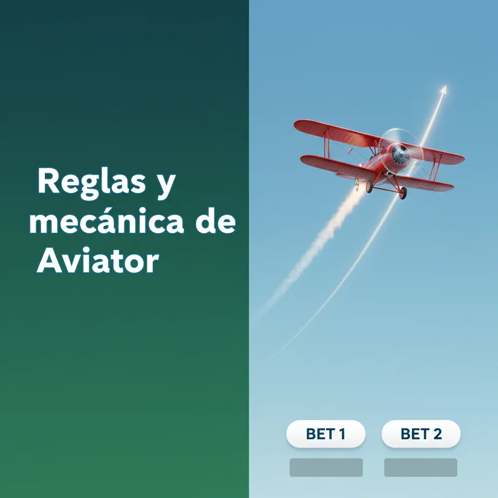 Reglas de Aviator: avión despega, multiplicador sube; retira antes de que salga. Límites, demo y cobro automático.