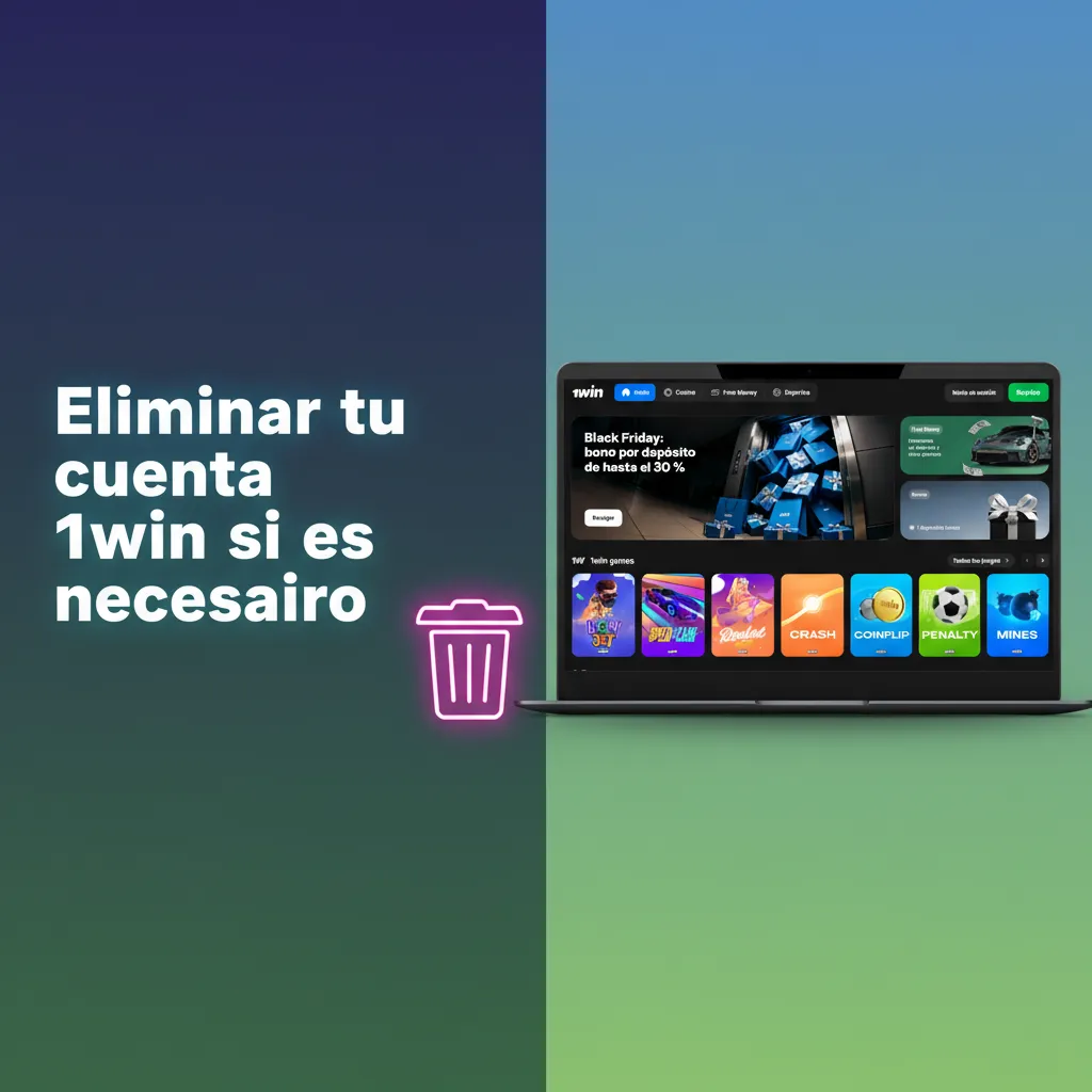 Pasos para eliminar tu cuenta de 1win: ayuda, verificación de identidad, retirar fondos y confirmación por correo